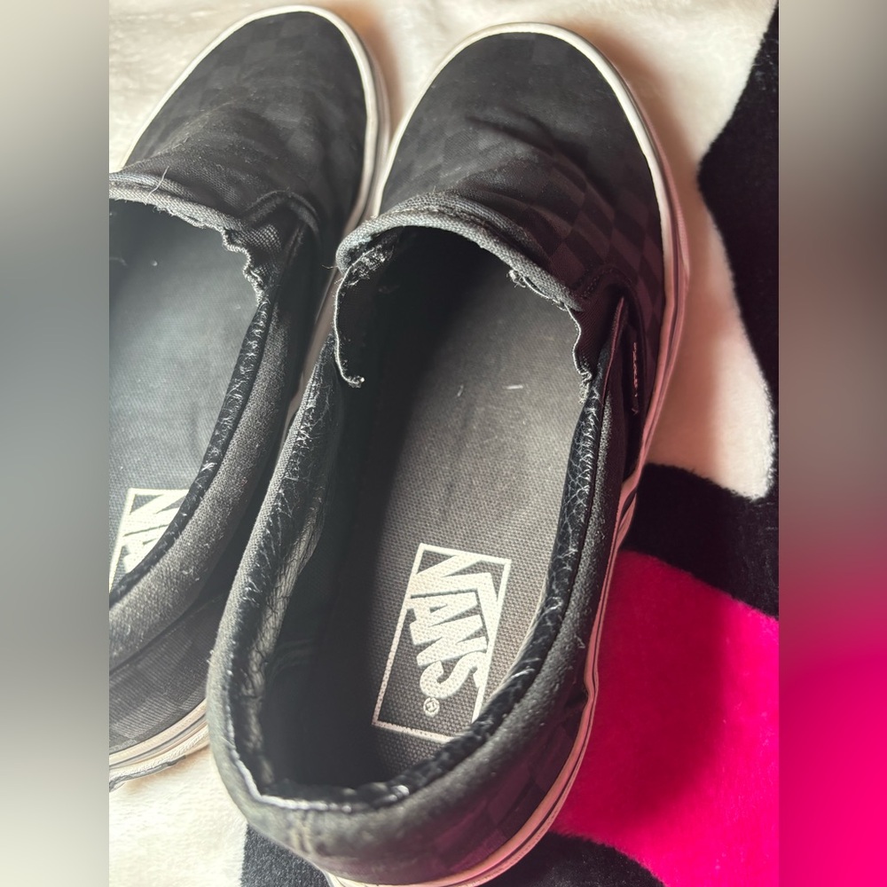 Vans Slip-On Checkerboard Skate Shoe - Picture 6 of 14